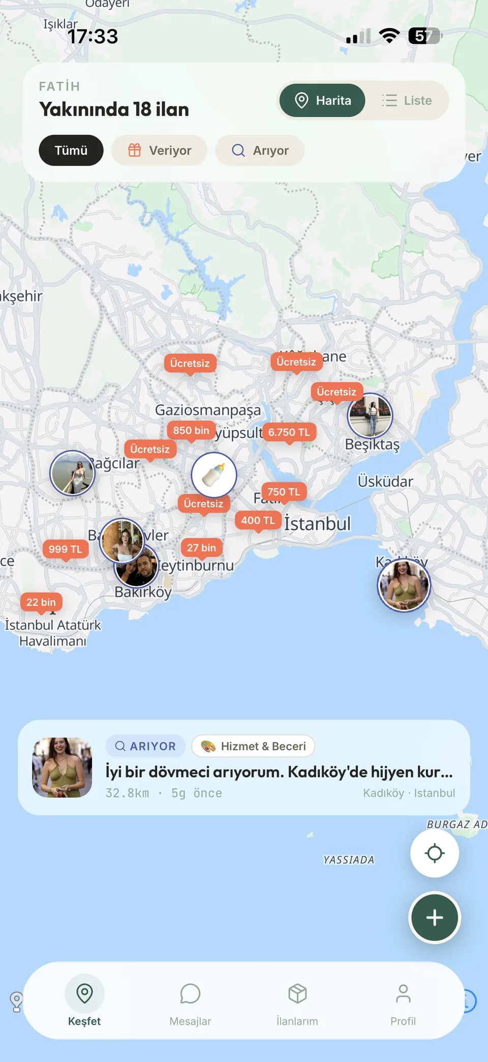 İhtiyacın olanı iste, bulunsun